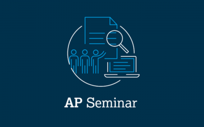 AP Seminar – Finishing Up the AP Portfolio